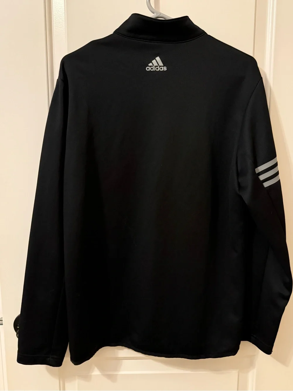 Men’s Golf Adidas Black Quarter-Zip Performance Pullover Medium